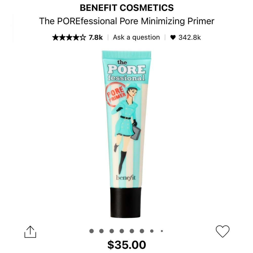 Benefit The POREfessional Pore Minimizing Primer